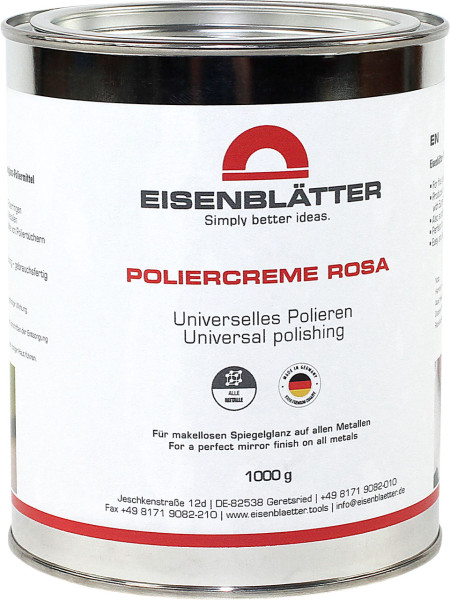 Poliercreme rosa in 1 kg Dose